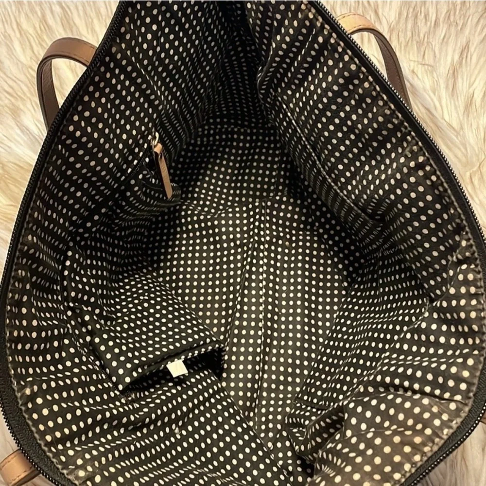 Kate Spade Black and White Bow Tote